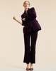 Cynthia Rowley The Chelsea Suit Blazer - Purple - Thumbnail 6