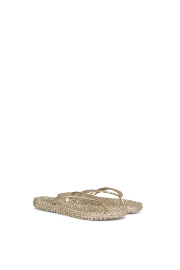 LINES OF DENMARK Cheerful Flip Flops - PLATIN