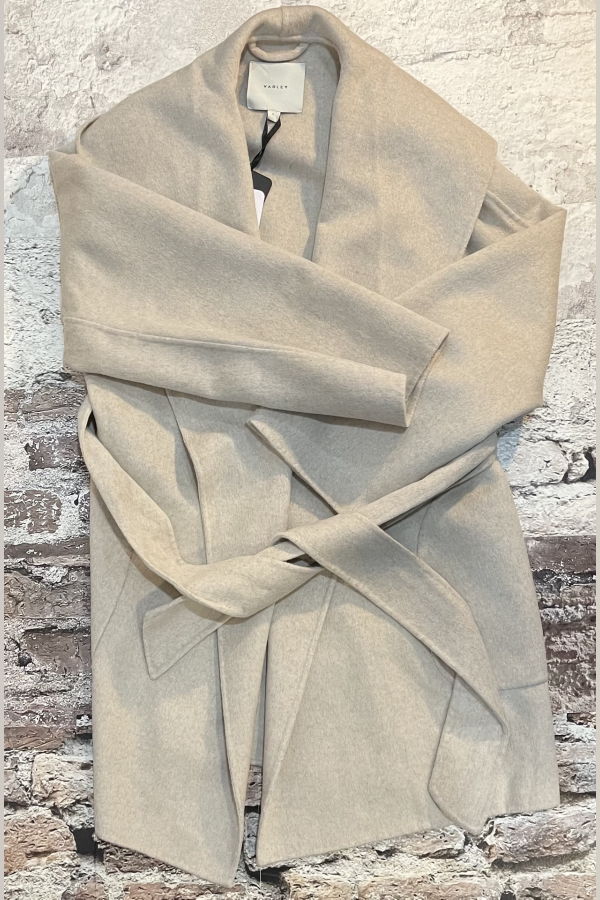 Varley Edgemere Wrap Jacket - Pumice Stone Marl