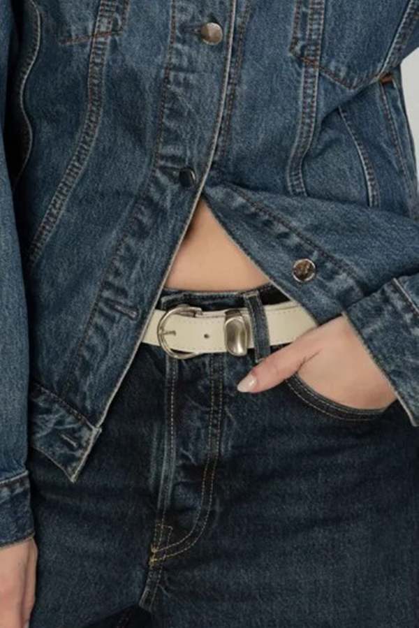 Janessa Leone Myra Belt - Off White