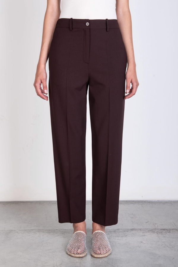 Alysi Cigarette Trousers - Uva