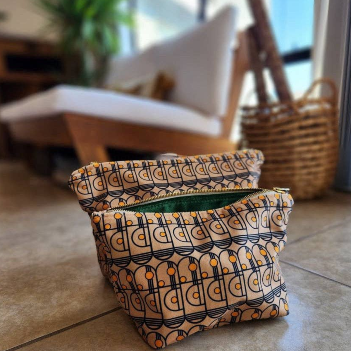 Royal Hippie Camel Modern Traveller Bag - Tan Multi - Image 3 of 3