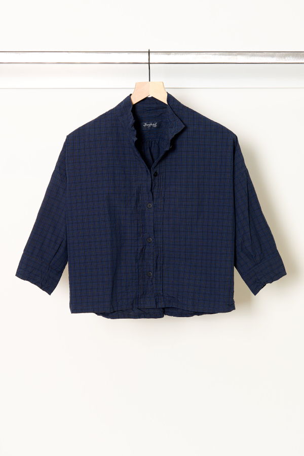 Bergfabel Claudia Shirt - Navy Check