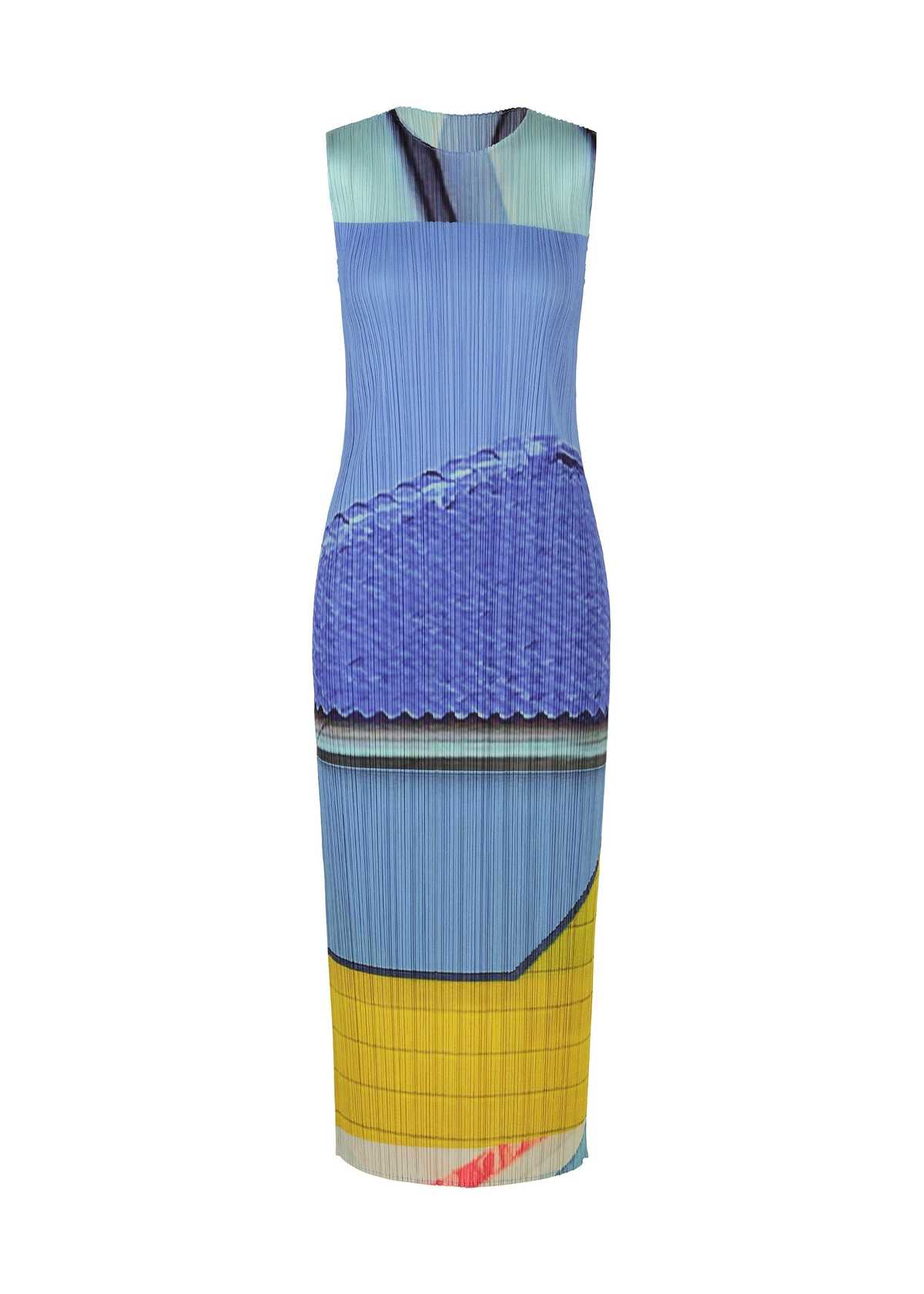 Pleats Please by Issey Miyake City Collage Dress - Image 6 of 6