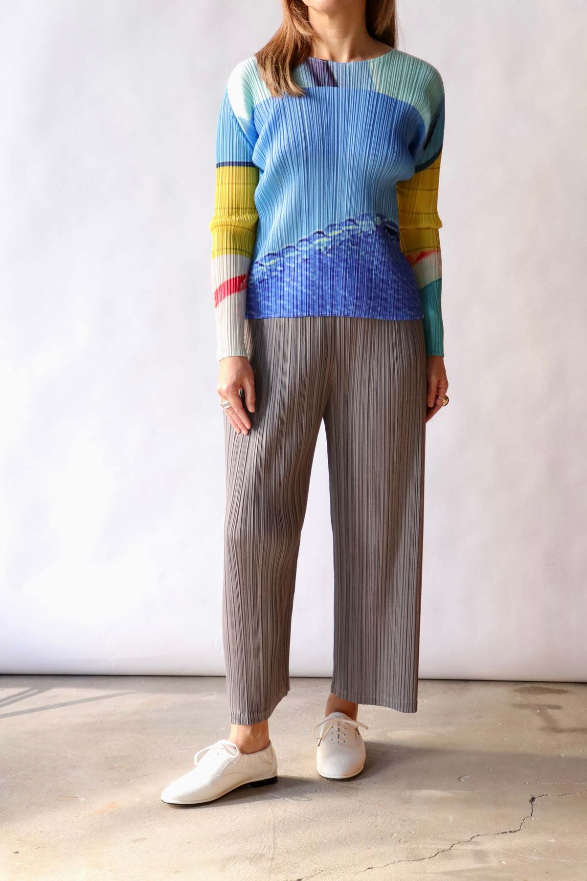 Pleats Please by Issey Miyake City Collage Top - Image 2 of 5