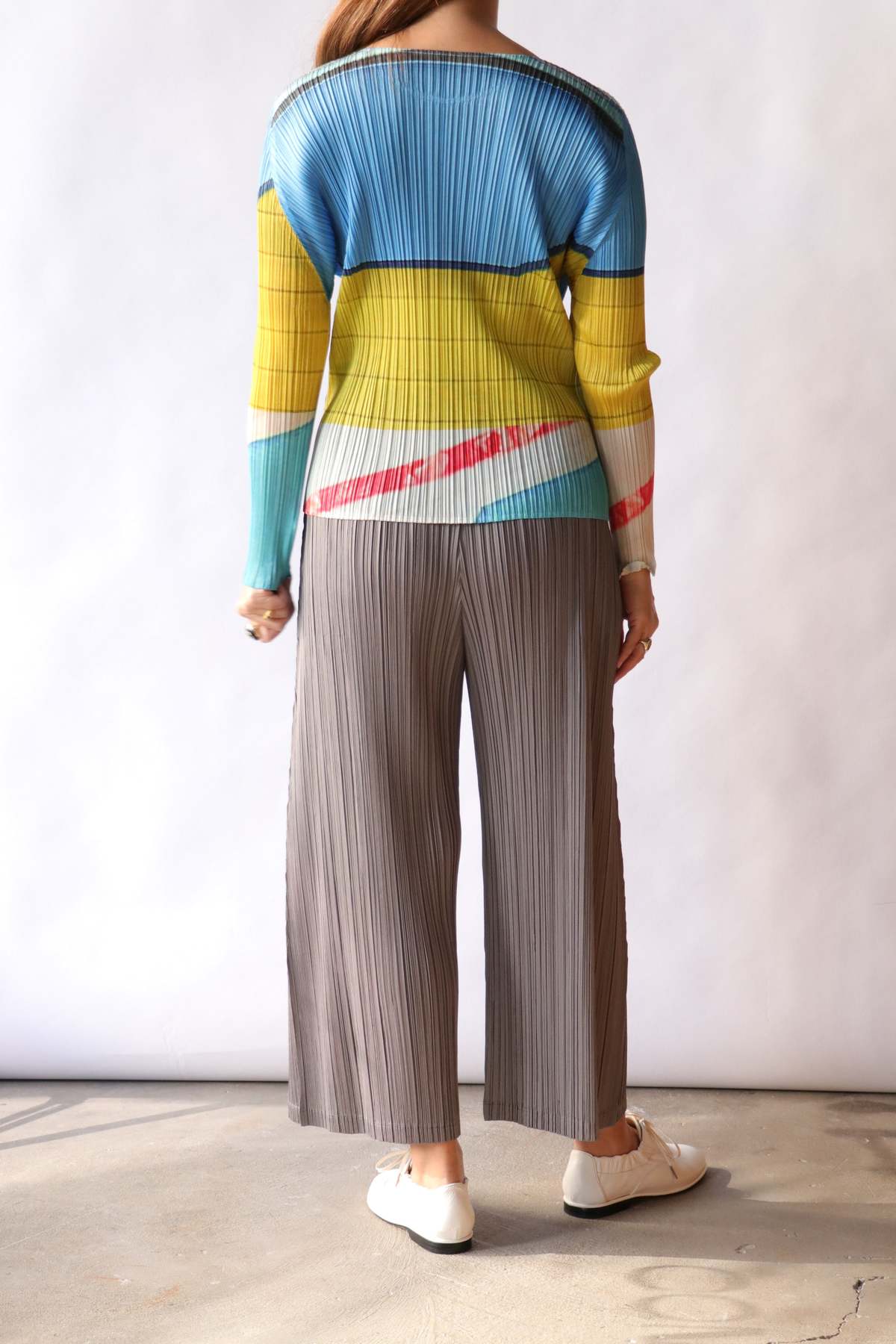 Pleats Please by Issey Miyake City Collage Top - Image 3 of 5