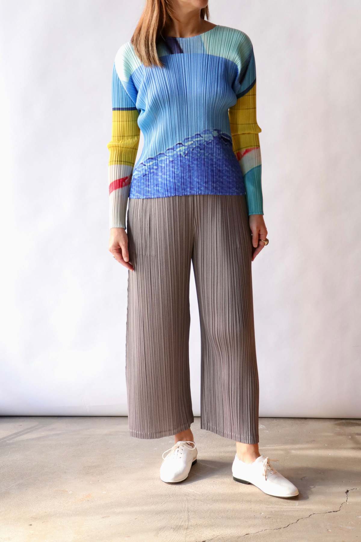 Pleats Please by Issey Miyake Monthly Colors: January Pants - Image 5 of 7