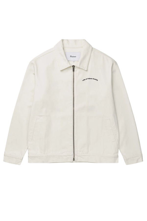 PALMES Lake Zip Jacket - White