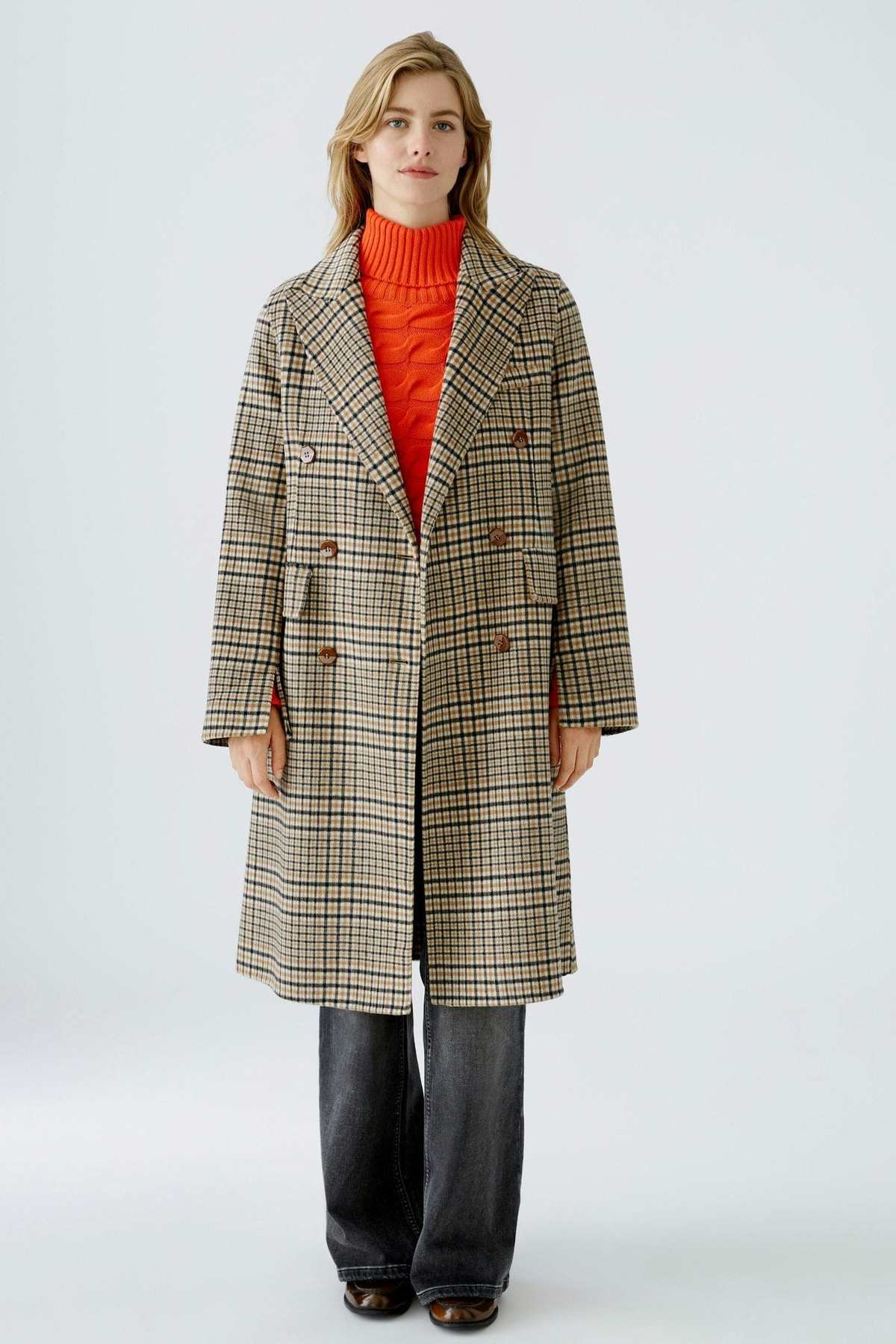 OUI FASHION Manteau Carreaux Coat - Image 2 of 16