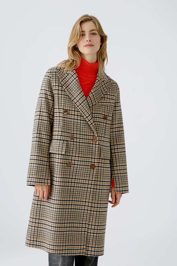 OUI FASHION Manteau Carreaux Coat