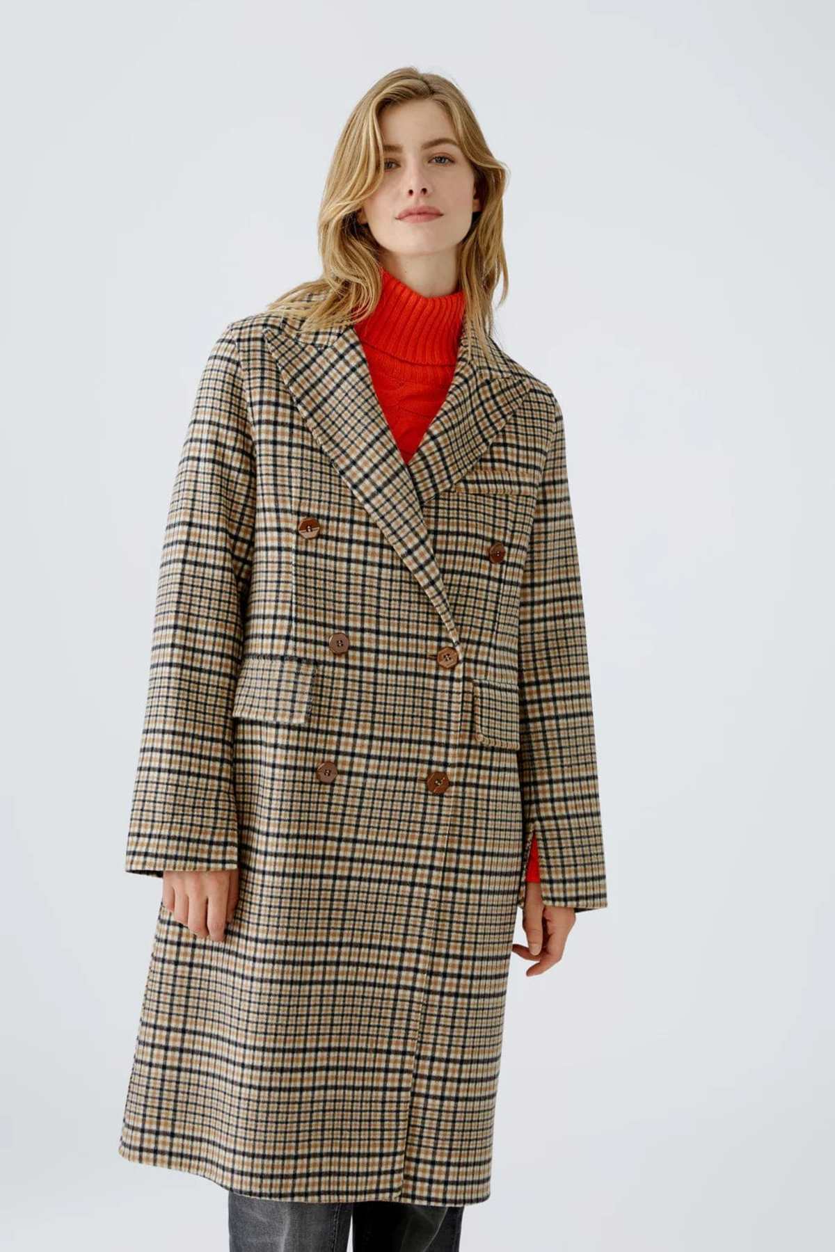 OUI FASHION Manteau Carreaux Coat - Image 6 of 16