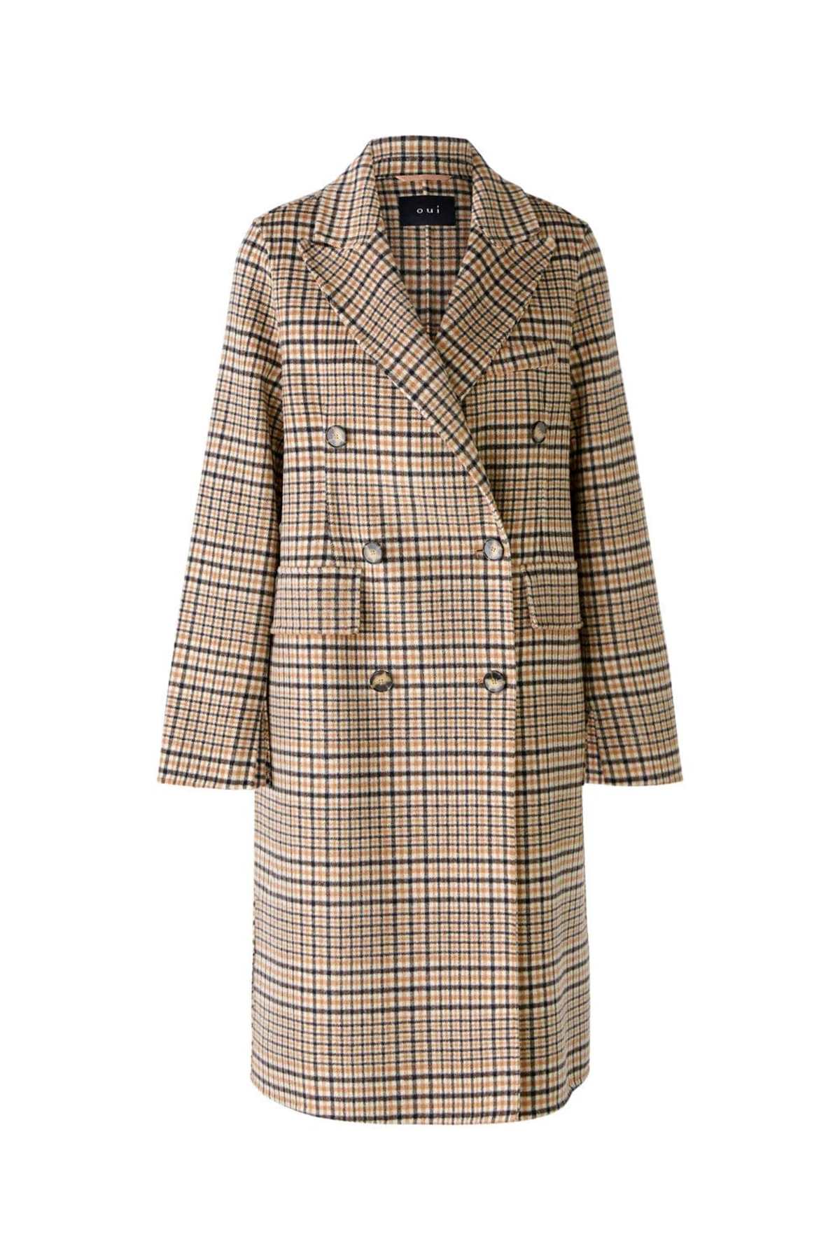 OUI FASHION Manteau Carreaux Coat - Image 8 of 16