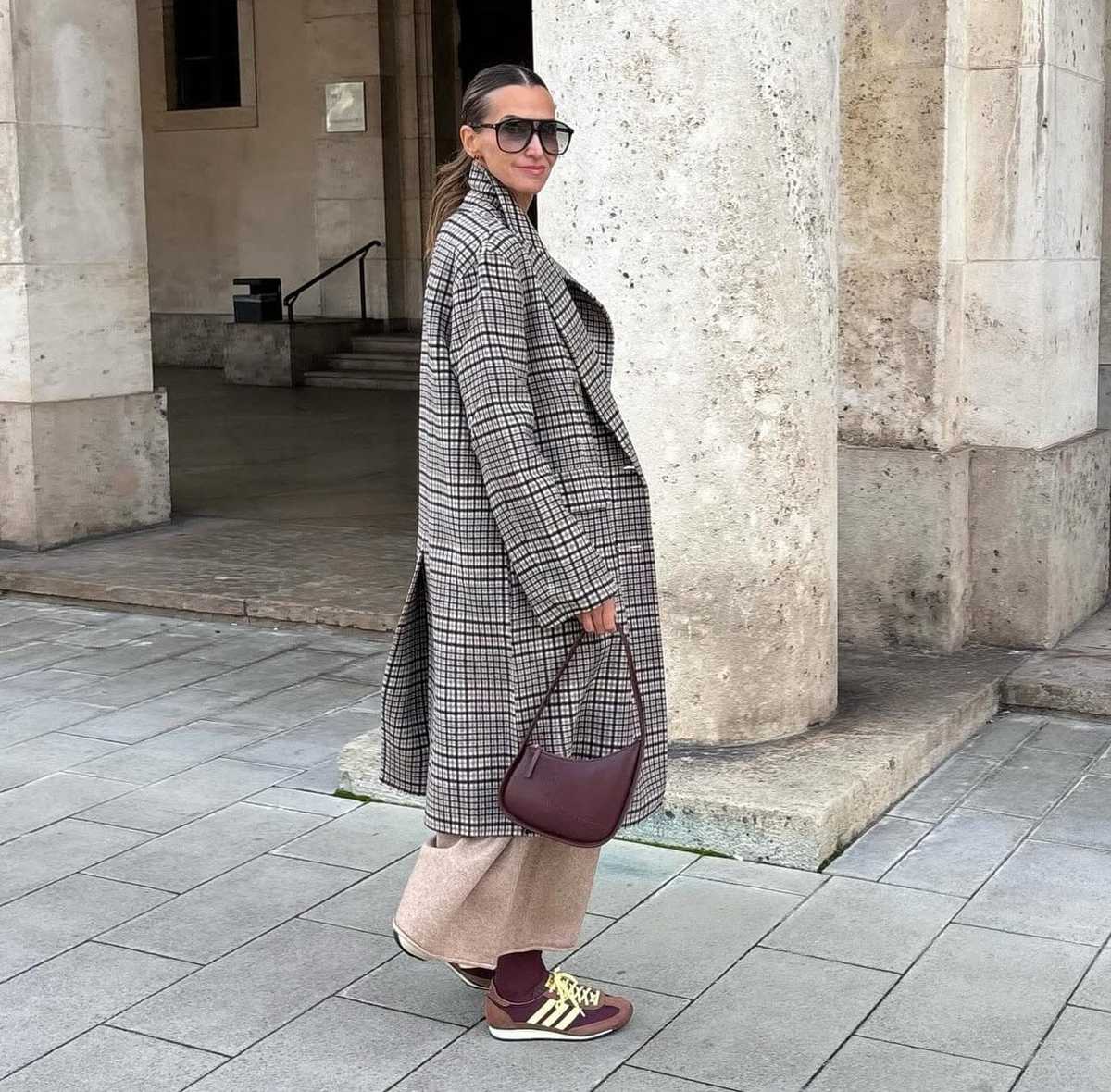 OUI FASHION Manteau Carreaux Coat - Image 13 of 16