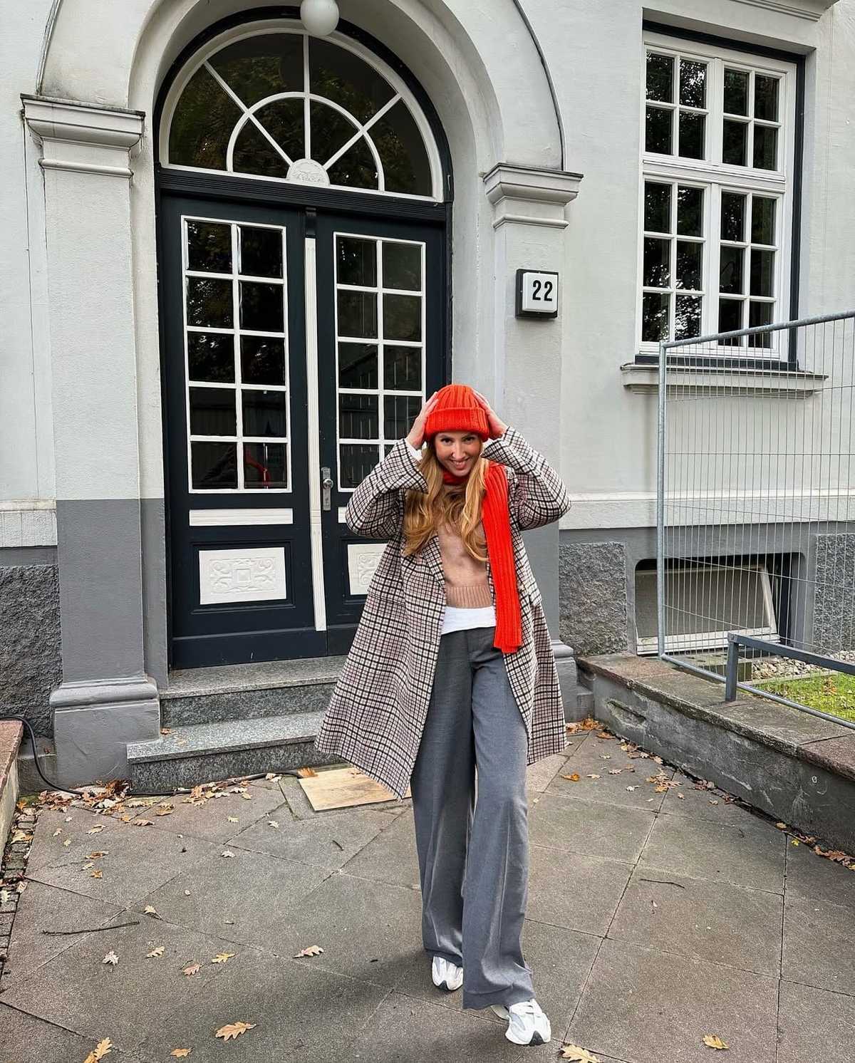 OUI FASHION Manteau Carreaux Coat - Image 15 of 16