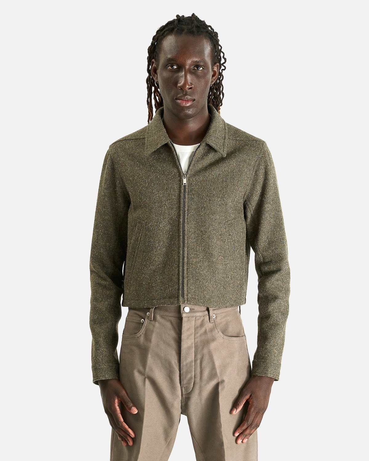 Rick Owens Brad Jacket - Bosco - Image 1 of 5