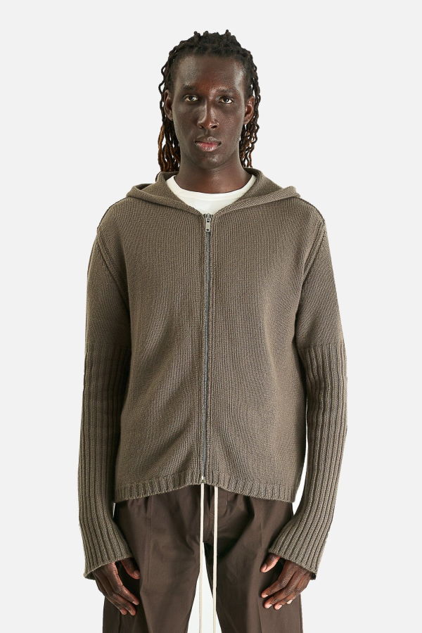 Rick Owens Zipped Hoodie Sweater