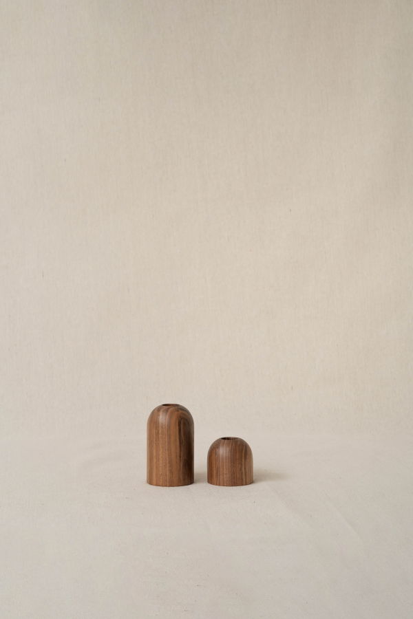 Pare Clod Candlestick Holders Pair