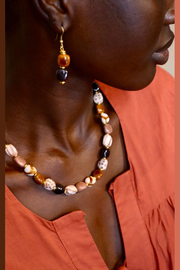 Kazuri Safari Earrings