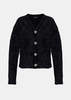 Balenciaga Fluffy Cardigan - Black - Thumbnail 1
