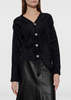 Balenciaga Fluffy Cardigan - Black - Thumbnail 3