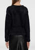 Balenciaga Fluffy Cardigan - Black - Thumbnail 4
