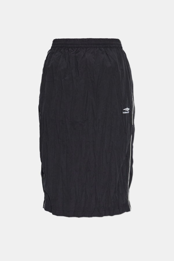 Balenciaga Fluid Peachy Tracksuit Dress - Black