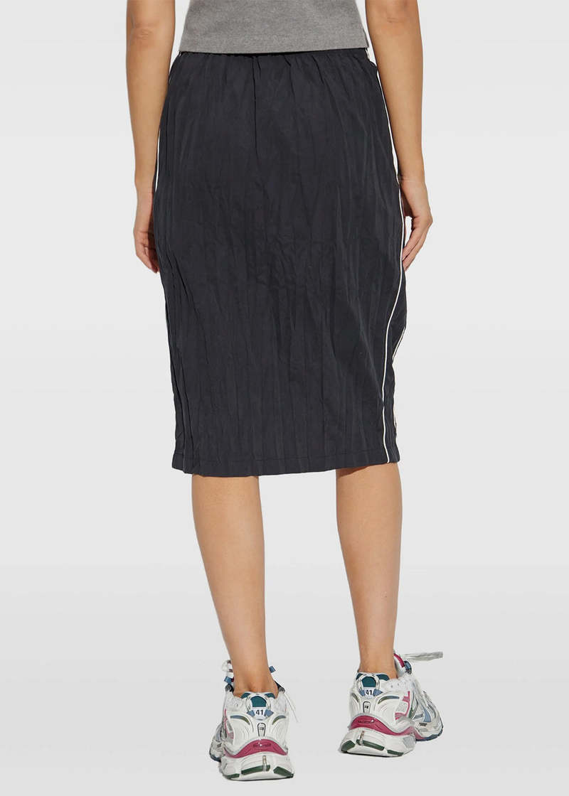 Balenciaga Fluid Peachy Tracksuit Dress - Black