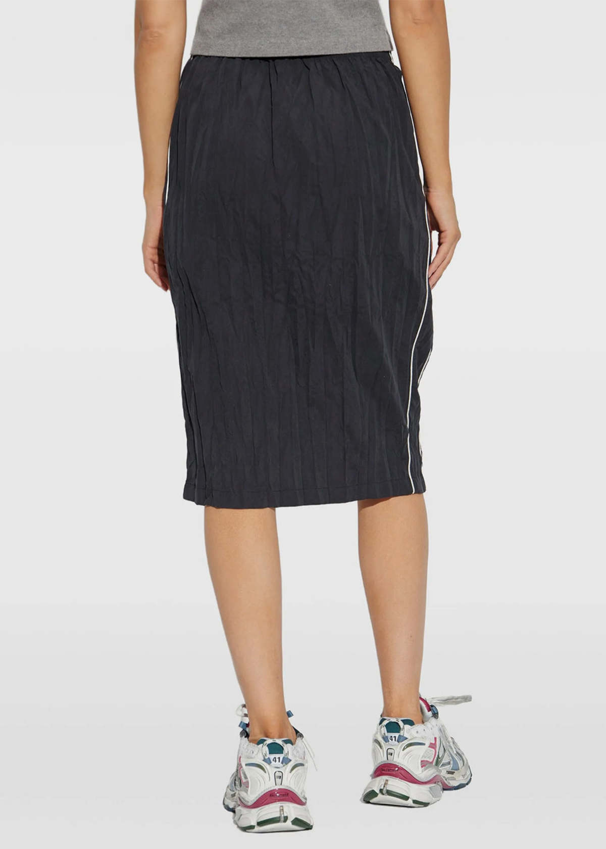 Balenciaga Fluid Peachy Tracksuit Dress - Black - Image 4 of 4