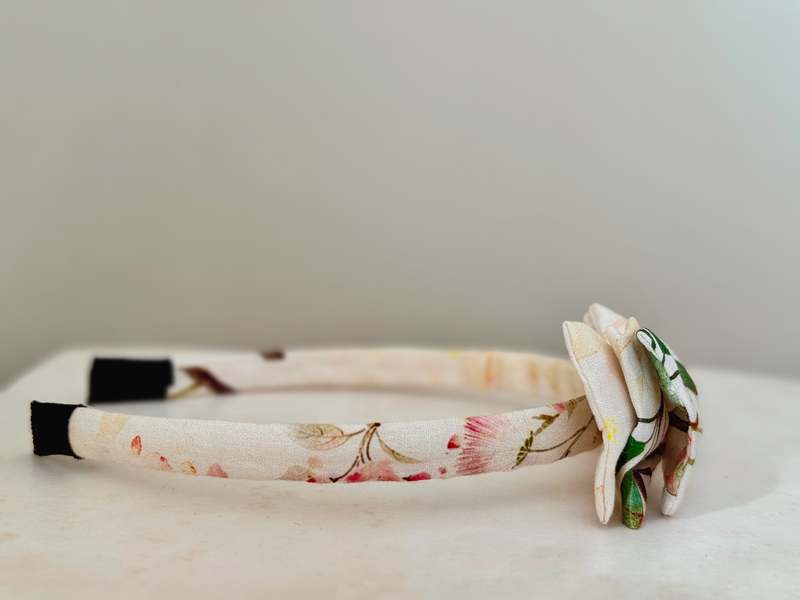 Piper&Cloth Three Little Bows Headband - Orchard Bloom