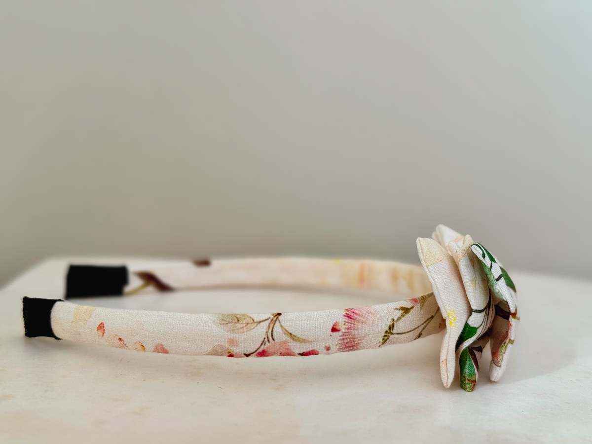 Piper&Cloth Three Little Bows Headband - Orchard Bloom - Image 3 of 4