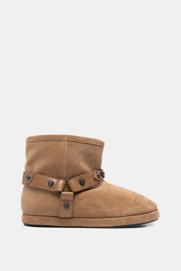 Balenciaga Alaska Soft Bootie - Camel/Brass