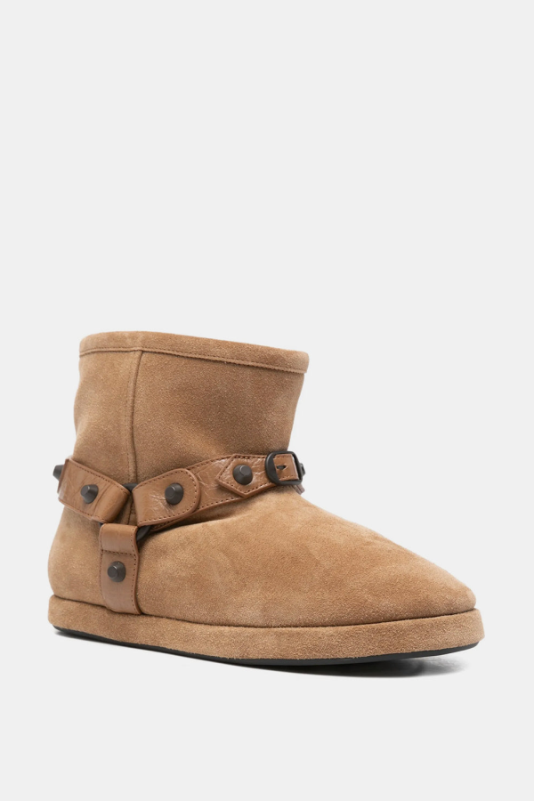 Balenciaga Alaska Soft Bootie - Camel/Brass