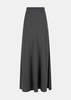 Balenciaga Dark Heather Grey Maxi Skirt - Thumbnail 1