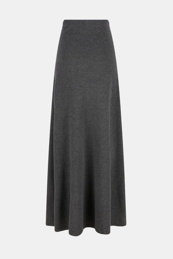 Balenciaga Dark Heather Grey Maxi Skirt