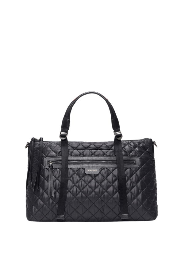 mz wallace Medium Park Satchel - Black