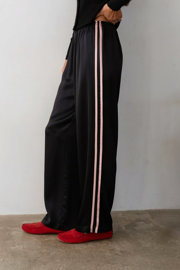 Donni. The Silk Stripe Simple Pant Donni. The Silk Stripe Simple Pant