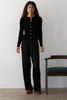 Donni. The Silk Stripe Simple Pant - Thumbnail 3