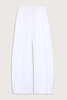 THE LATEST Dora Short Poplin Pant - White - Thumbnail 1
