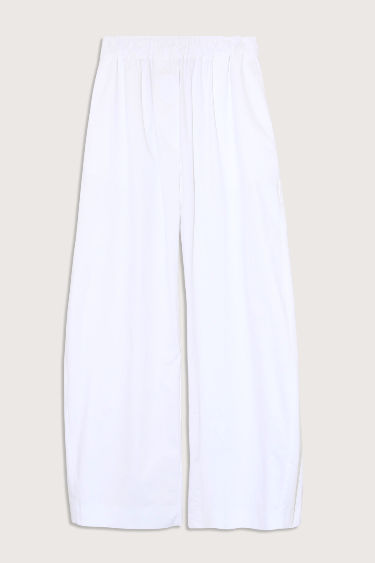 THE LATEST Dora Short Poplin Pant - White - Image 1 of 1