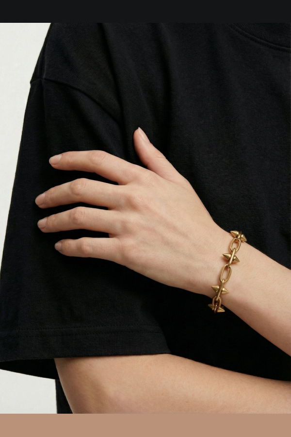 llayers Spike Bracelet - Gold