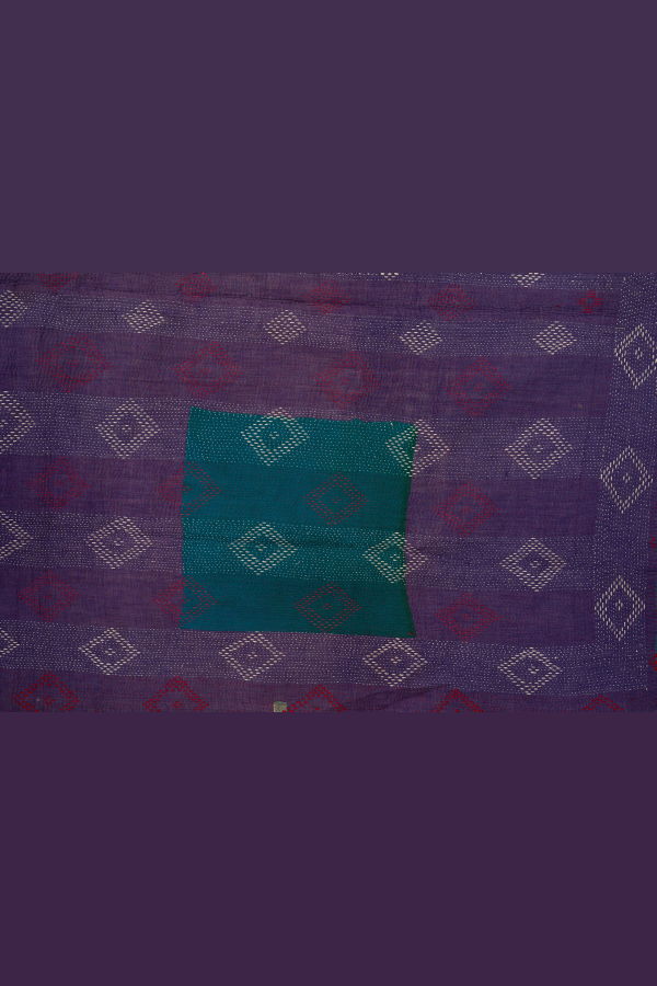 World of Crow Grid Quilt - Violet