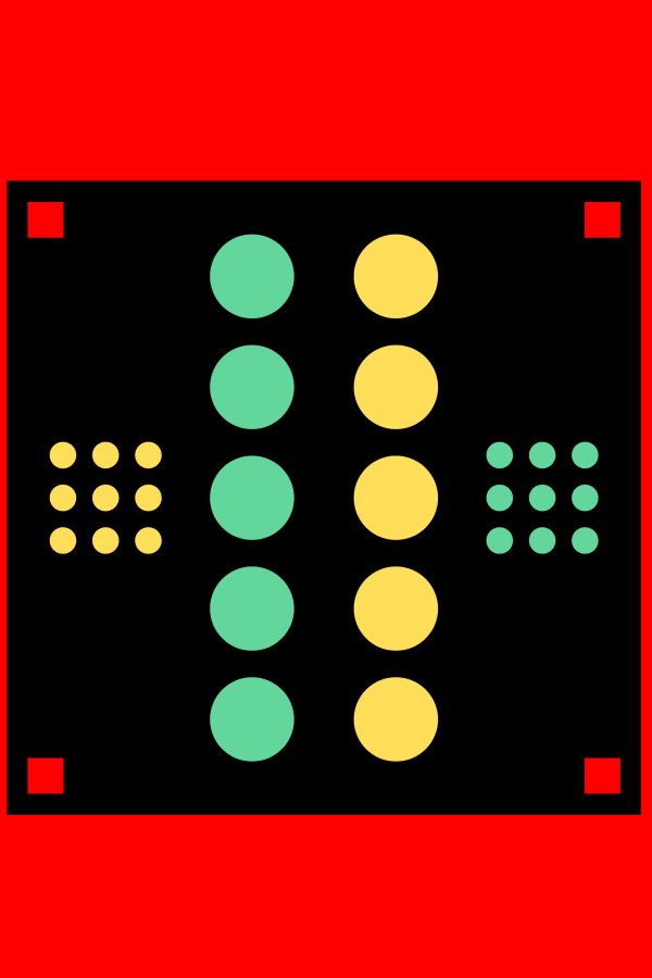 DUSHYANT. Archie Bandana No. 4 Large Contrasting Dots Art Print Bandana