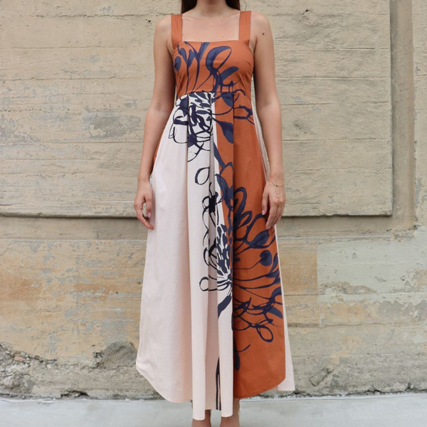 bel kazan maxi dress BEL KAZAN Anthropologie Black & White Sleeveless MAXI Dress S