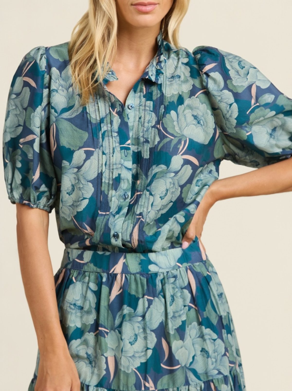 Trovata Birds of Paradise Mira Blouse - Image 1 of 5