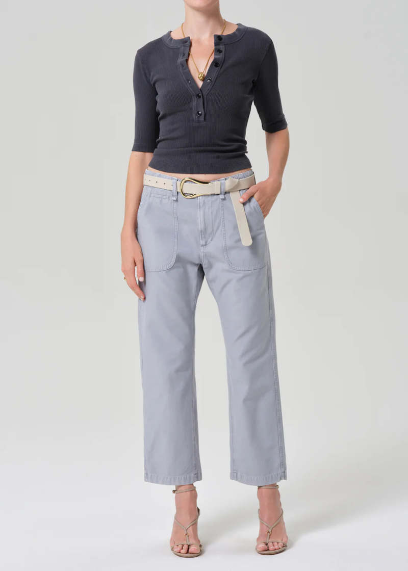 Citizens of Humanity Nali Short Sleeve Henley Top