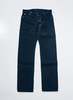 SAMURAI JEANS Aoki Tachikage 15oz Black-on-Blue Regular Straight Jeans - Thumbnail 2