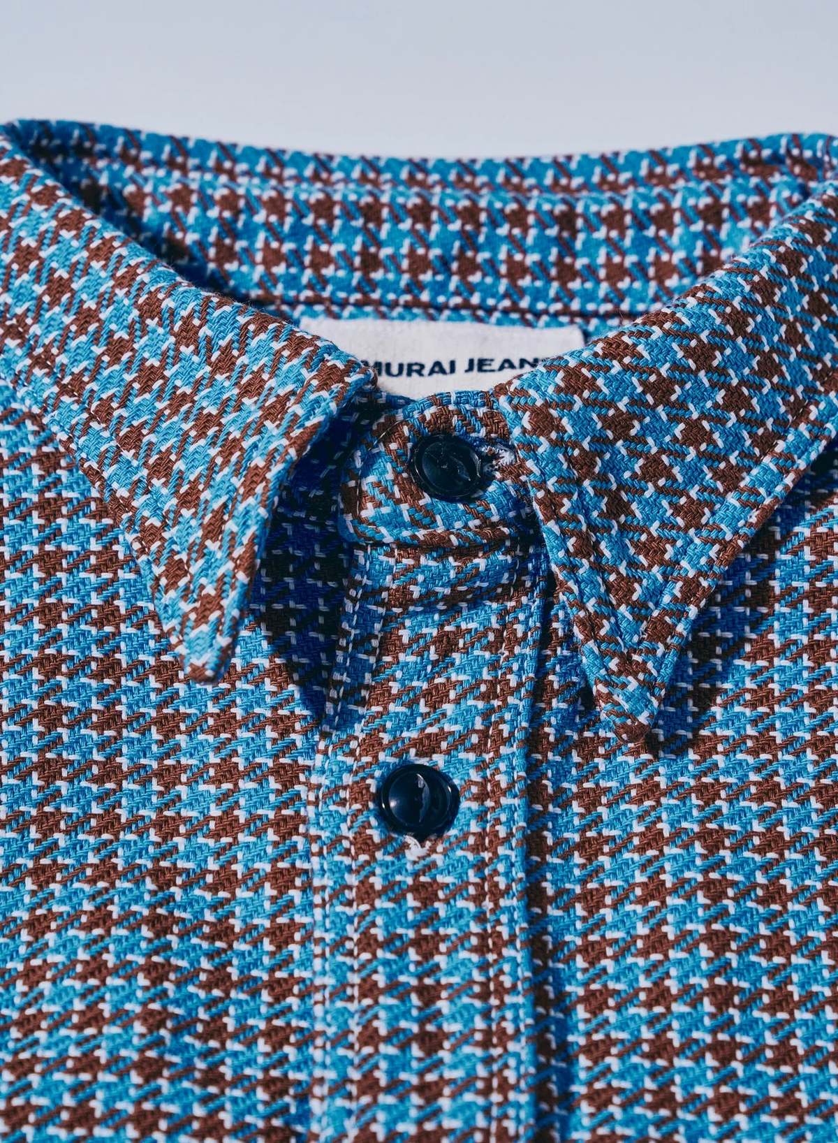 SAMURAI JEANS Cheese Indigo Heavy Flannel Work Shirt - Image 2 of 5