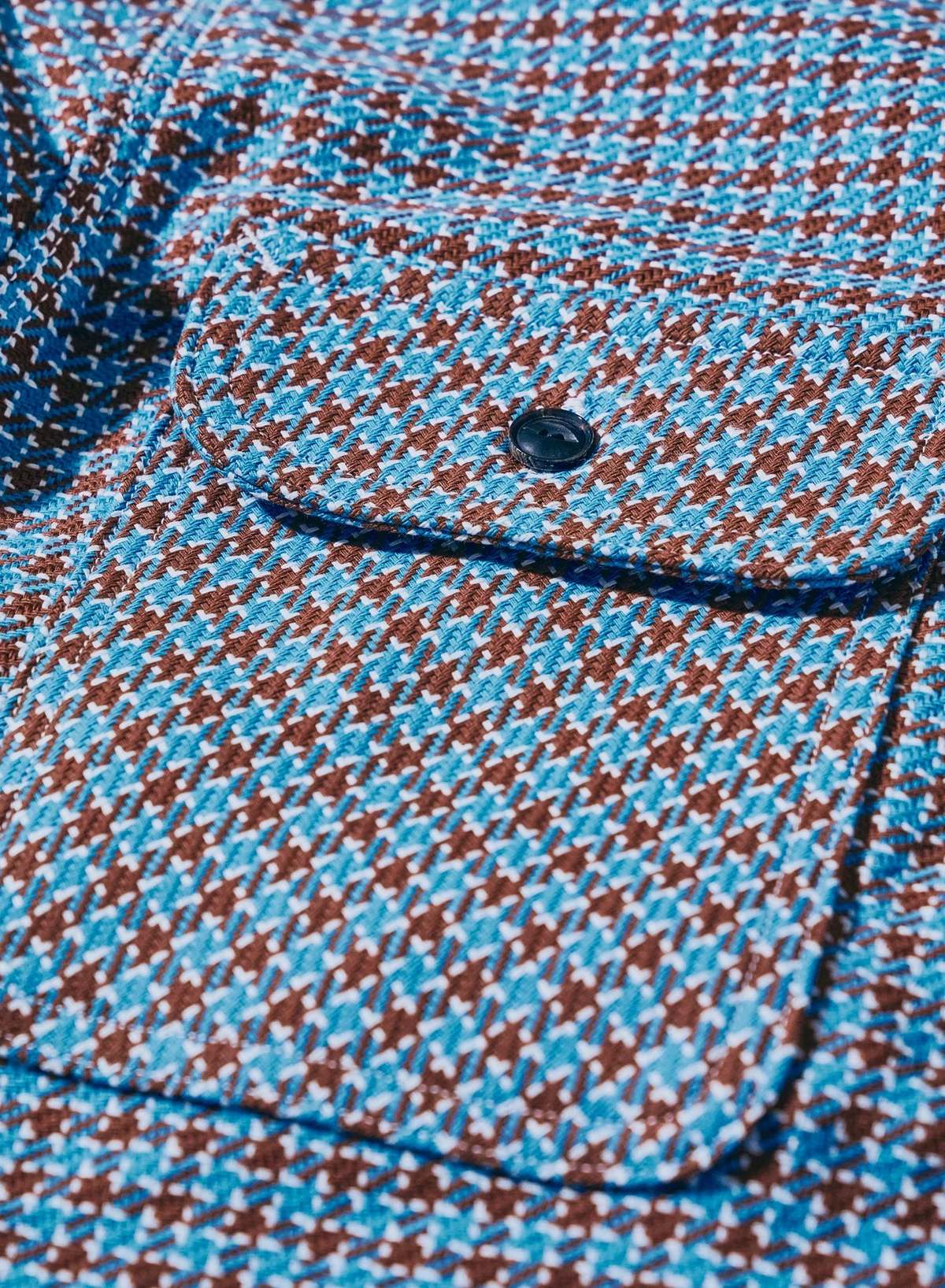 SAMURAI JEANS Cheese Indigo Heavy Flannel Work Shirt - Image 3 of 5