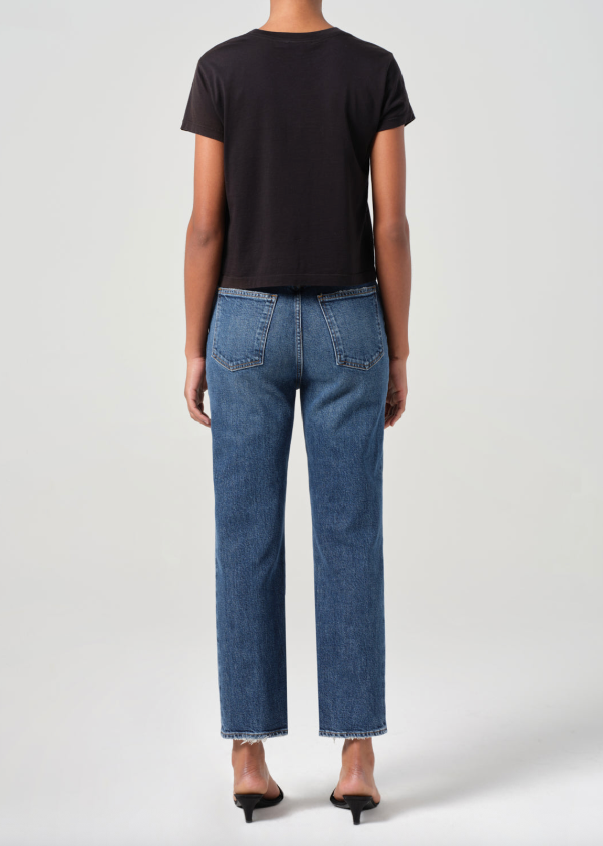 AGOLDE 90's Pinch Waist Crop Jeans - Image 4 of 6