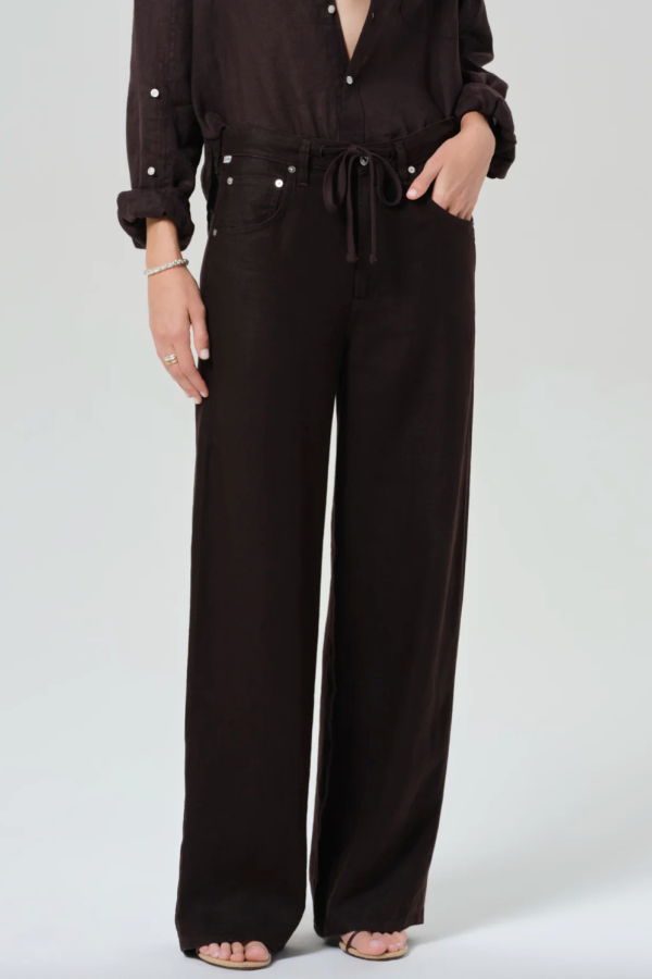 Citizens of Humanity Brynn Drawstring Linen Trouser